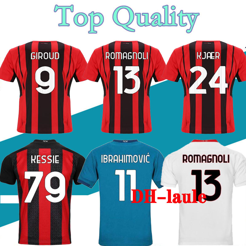 2021 AC soccer jerseys 21 22 Milan IBRAHIMOVIC BRAHIM TONALI THEO GIROUD REBIC LEAO ROMAGNOLI football jersey shirts Men Kit uniforms, Adult version 4
2021 AC soccer jerseys 21 22 Milan IBRAHIMOVIC BRAHIM TONALI THEO GIROUD REBIC LEAO ROMAGNOLI football jersey shirts Men Kit uniforms, Adult version 4