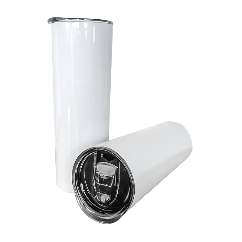 20oz sublimation Mug straight tumblers blanks white Stainless Steel Vacuum Insulated Tapered Slim DIY 20 oz Cup Car Coffee Mugs