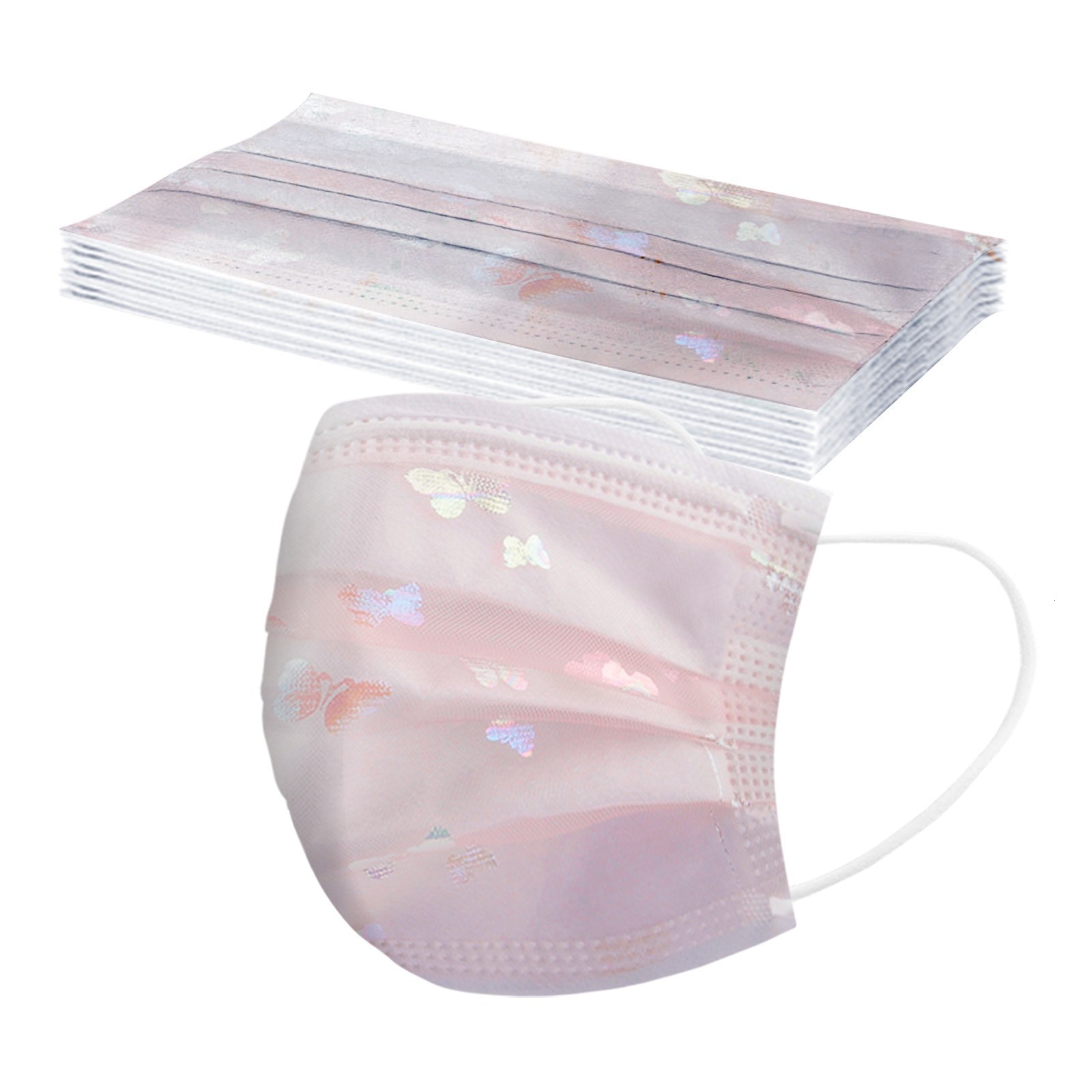 50pc Luxury Face Masks for Women Disposable Bling Pattern Cute Protective Mouth 4-layers Safe Ear Bandage Meltblown Maske
50pc Luxury Face Masks for Women Disposable Bling Pattern Cute Protective Mouth 4-layers Safe Ear Bandage Meltblown Maske