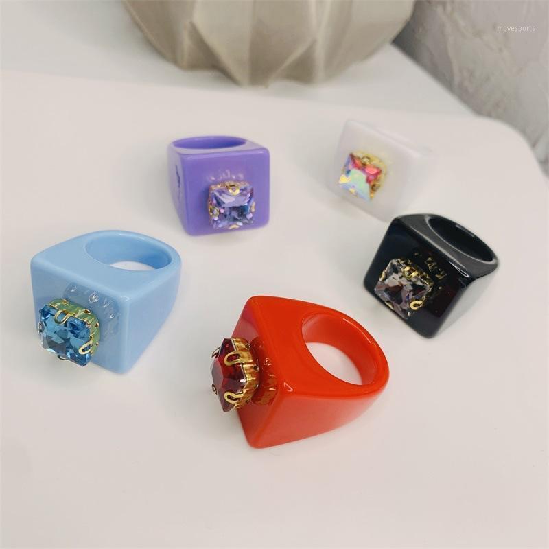 Wedding Rings Vintage Luxury Colorful Rhinestone Crystal Resin Acrylic Beautiful For Women Fashion Geometric Square Ring Party Jewelry1
Wedding Rings Vintage Luxury Colorful Rhinestone Crystal Resin Acrylic Beautiful For Women Fashion Geometric Square Ring Party Jewelry1