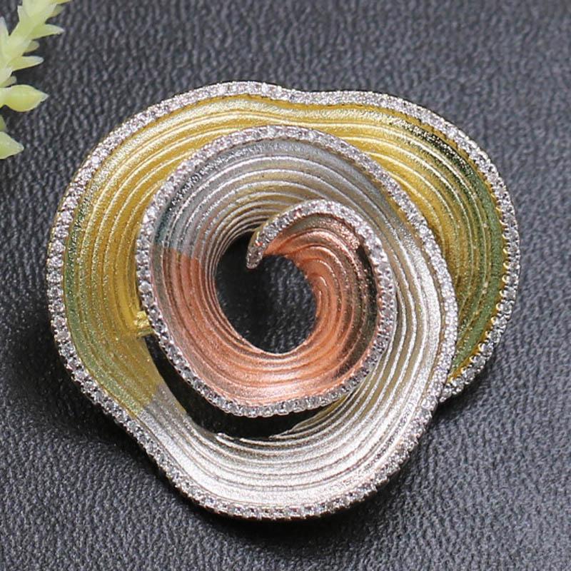 Pins, Brooches Zlxgirl Elegant Flower Micro Brooch Pendant Dual Use For Wedding Party Sandblasting Gift
Pins, Brooches Zlxgirl Elegant Flower Micro Brooch Pendant Dual Use For Wedding Party Sandblasting Gift