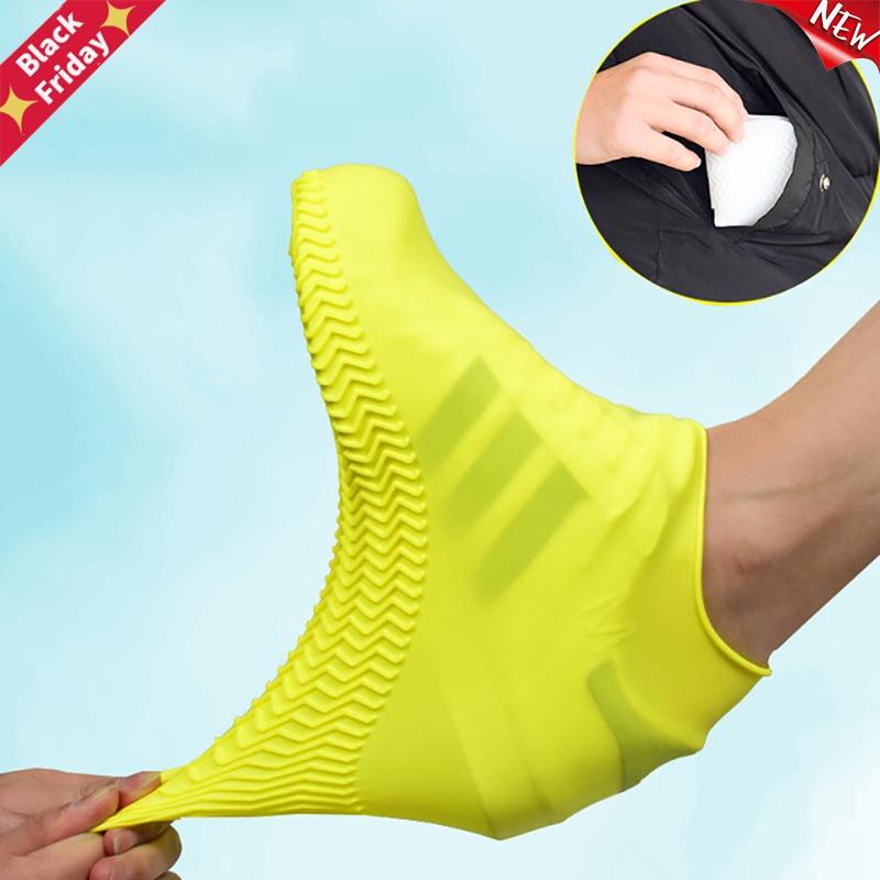 Waterproof Shoe Cover Silicone Material Unisex Shoes Protectors Rain Boots Drop Disposable Covers
Waterproof Shoe Cover Silicone Material Unisex Shoes Protectors Rain Boots Drop Disposable Covers