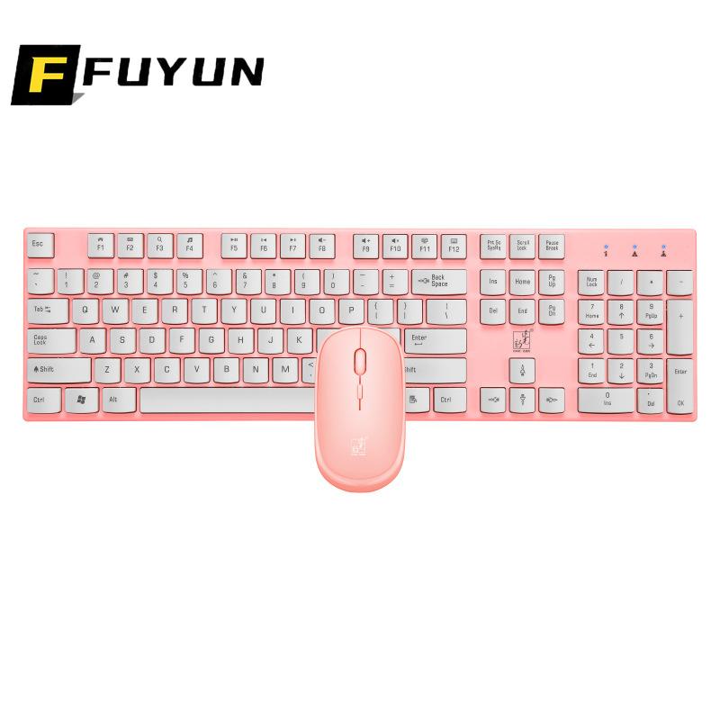 Keyboard Mouse Combos FUYUN Slim Quiet Office Lady Gifts Wireless For Computer Laptop Stylish Mini Portable U81
Keyboard Mouse Combos FUYUN Slim Quiet Office Lady Gifts Wireless For Computer Laptop Stylish Mini Portable U81
