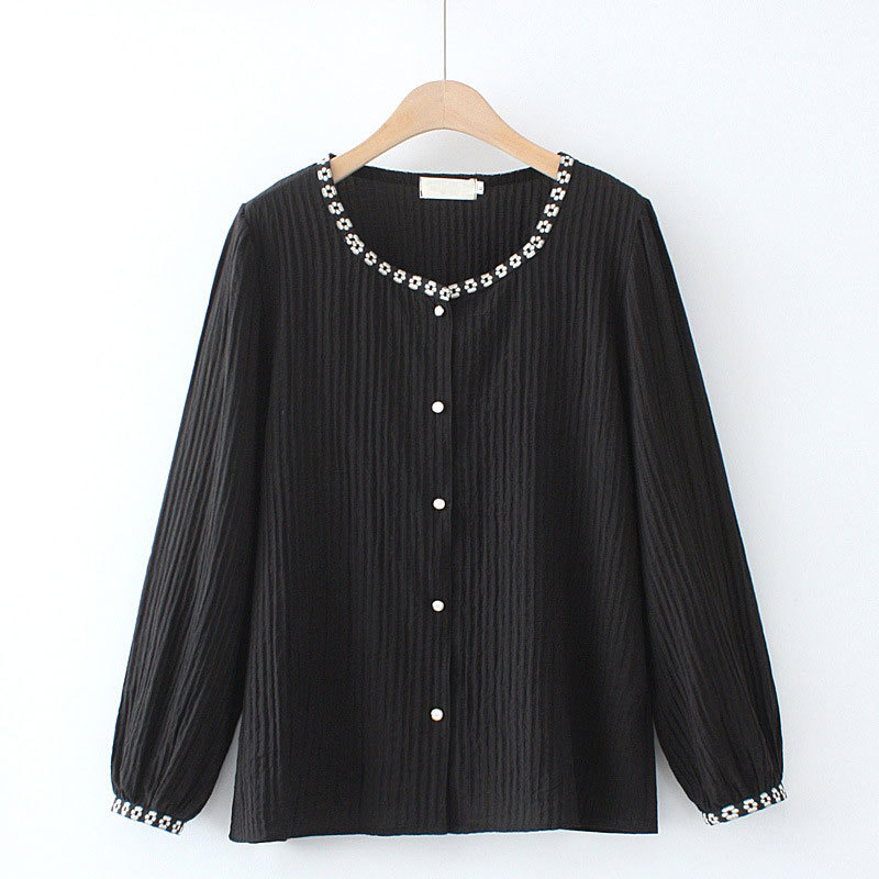 Women's Blouses & Shirts Spring Woman Casual Loose Single-breasted Blouse Mujer Blusa Femme Plus Size Tops Harajuku 1QUP, Black
Women's Blouses & Shirts Spring Woman Casual Loose Single-breasted Blouse Mujer Blusa Femme Plus Size Tops Harajuku 1QUP, Black