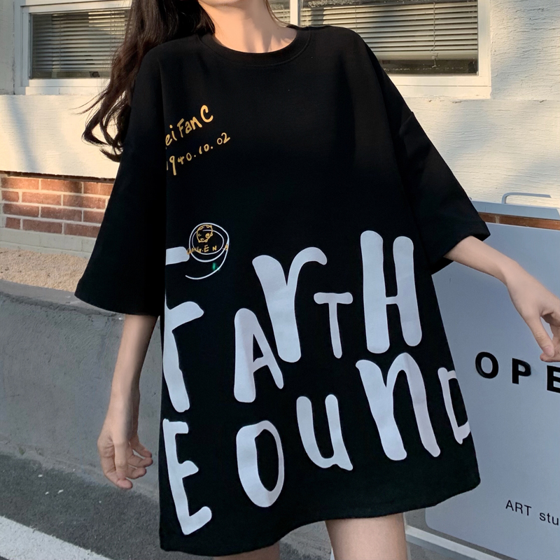 QNPQYX New Summer Oversized Letter Print Women Tops Harajuku Tee Shirt Soft Loose Tshirts Fashion Casual Womens Graphic Black T Shirts, White
QNPQYX New Summer Oversized Letter Print Women Tops Harajuku Tee Shirt Soft Loose Tshirts Fashion Casual Womens Graphic Black T Shirts, White