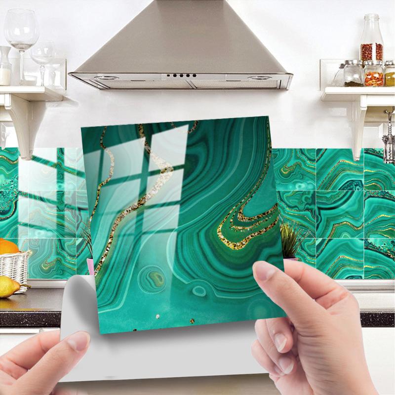 Wall Stickers 20/10pcs Self-Adhesive Green Water Wave Peel And Stick Waterproof Removable PVC Bathroom Kitchen Home Decor Floor Tile Sticker
Wall Stickers 20/10pcs Self-Adhesive Green Water Wave Peel And Stick Waterproof Removable PVC Bathroom Kitchen Home Decor Floor Tile Sticker