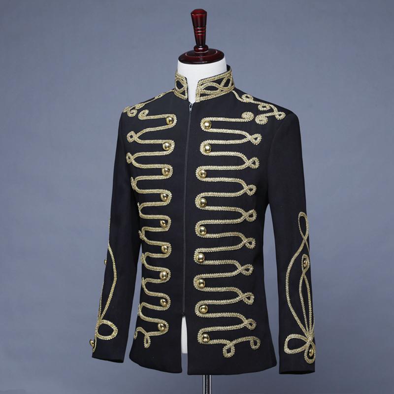 Men's Jackets 2021 Vintage Blazers Retro Steampunk Gothic Suit Stage Costume For Party Mens Black White Luxury Coat #3
Men's Jackets 2021 Vintage Blazers Retro Steampunk Gothic Suit Stage Costume For Party Mens Black White Luxury Coat #3