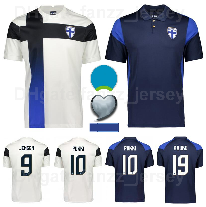 2020-2021 Euro Cup Finland Soccer Jersey National Team 10 Pukki 9 Jensen 14 Sparv 13 Soiri 2 Arajuuri 11 Schuller Football Shirt Kits, With patch
2020-2021 Euro Cup Finland Soccer Jersey National Team 10 Pukki 9 Jensen 14 Sparv 13 Soiri 2 Arajuuri 11 Schuller Football Shirt Kits, With patch