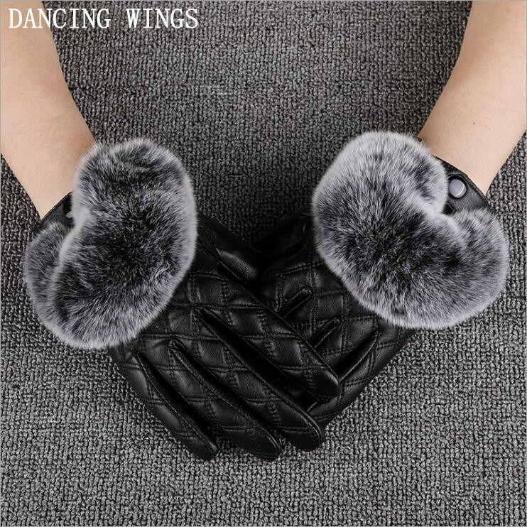 Mittens Winter Warm Grid Genuine Leather Gloves For Women With Rex Rabbit Fur Short Sheepskin Guantes Mujer 5Y5C
Mittens Winter Warm Grid Genuine Leather Gloves For Women With Rex Rabbit Fur Short Sheepskin Guantes Mujer 5Y5C