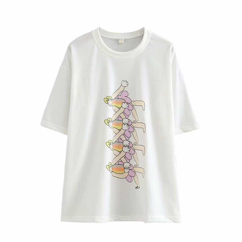 White Cartoon Print Graphic T-Shirts Women Summer Short Sleeve O-neck Cotton Female Casual Basic Harakuju Tops 210526
White Cartoon Print Graphic T-Shirts Women Summer Short Sleeve O-neck Cotton Female Casual Basic Harakuju Tops 210526