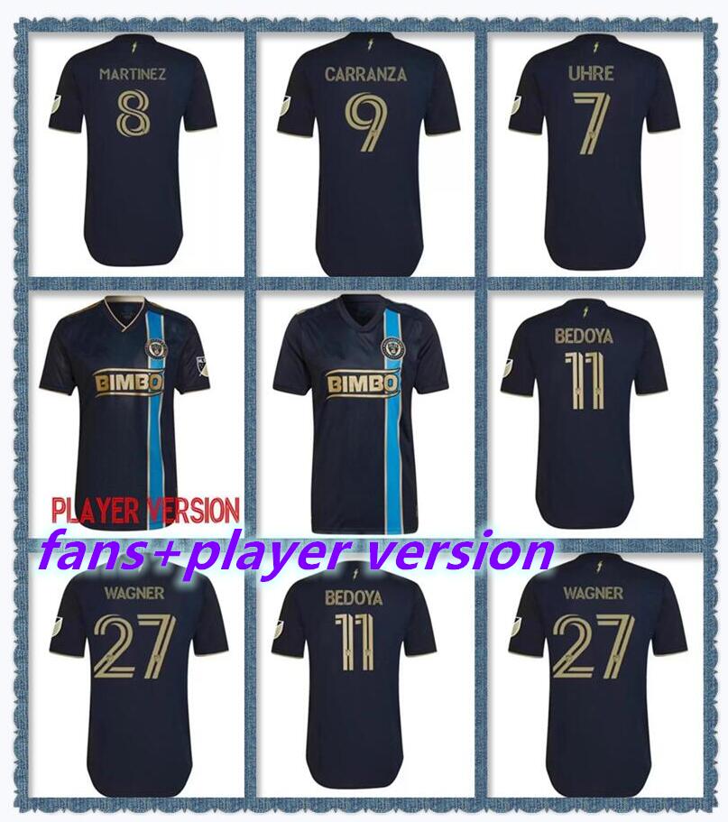 22 23 Philadelphia Union Soccer Jerseys Home for U "Kit 2022 2023 MLS Uhre Martínez Carranza Bedoya Mbaizo Santos Wagner Fontana Fútbol Camisetas Fans Versión del jugador, White
22 23 Philadelphia Union Soccer Jerseys Home for U "Kit 2022 2023 MLS Uhre Martínez Carranza Bedoya Mbaizo Santos Wagner Fontana Fútbol Camisetas Fans Versión del jugador, White