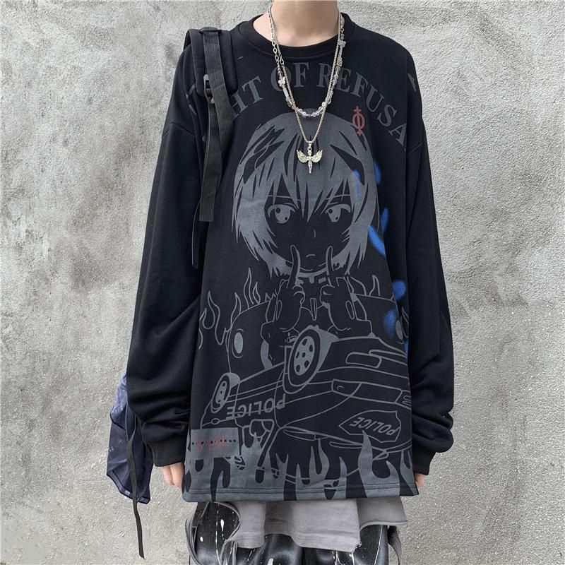 women's t-shirt camiseta homem e mulher novo retro high street escuro estudantes da escola secundária anime impressão hip hop manga lon, White
women's t-shirt camiseta homem e mulher novo retro high street escuro estudantes da escola secundária anime impressão hip hop manga lon, White