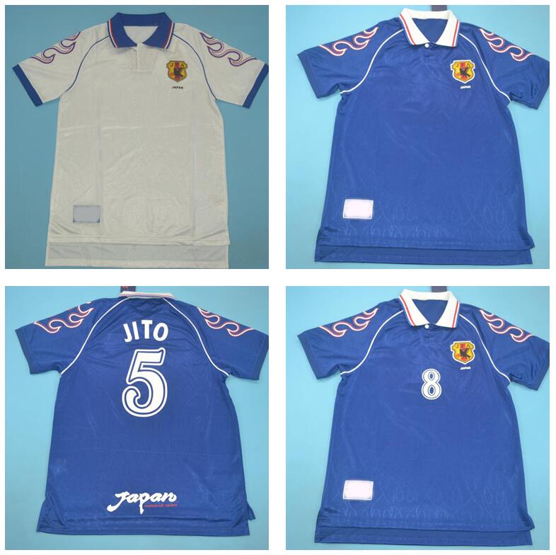 Japan 1998 Retro Soccer Jerseys Nakata Nakayama Home blue away white football shirts Namami Yamaguchi 98 TEE Kawaguchi Ihara Kkhii T-shirt
Japan 1998 Retro Soccer Jerseys Nakata Nakayama Home blue away white football shirts Namami Yamaguchi 98 TEE Kawaguchi Ihara Kkhii T-shirt