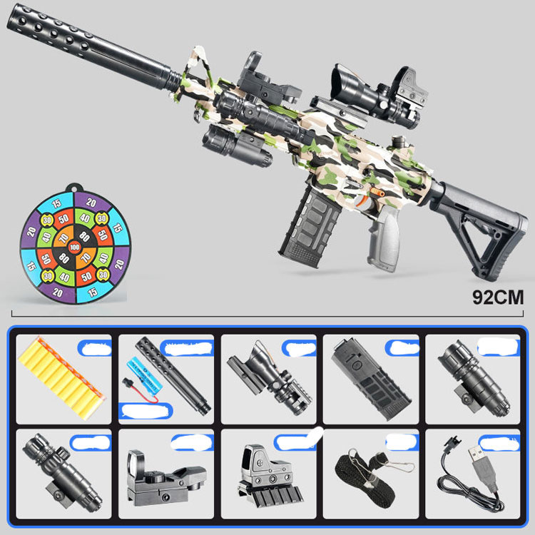 M416 Electric Continuous Launch Shooting Toy Guns With Soft Bullets For Boys Adults Kids Armas CS Fighting Rifle