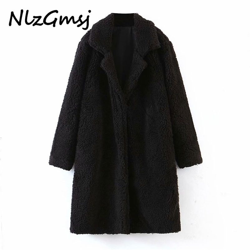 Jacket Women Fashion Oversized Black Teddy Bear Long Coat Winter Warm Fleece Ladies Plush Outerwear 210628, As picture
Jacket Women Fashion Oversized Black Teddy Bear Long Coat Winter Warm Fleece Ladies Plush Outerwear 210628, As picture