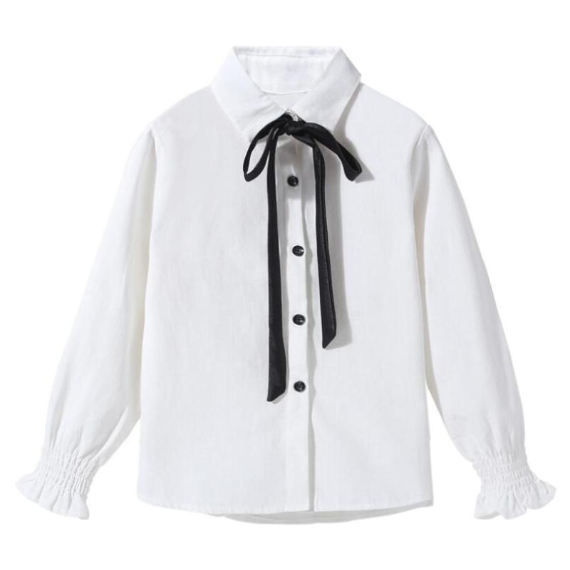 Toddler Teen School Girls Blouse White Long Sleeve Bow Turn-down Collar Spring Fall Kids Tops Shirts For Children Clothes
Toddler Teen School Girls Blouse White Long Sleeve Bow Turn-down Collar Spring Fall Kids Tops Shirts For Children Clothes
