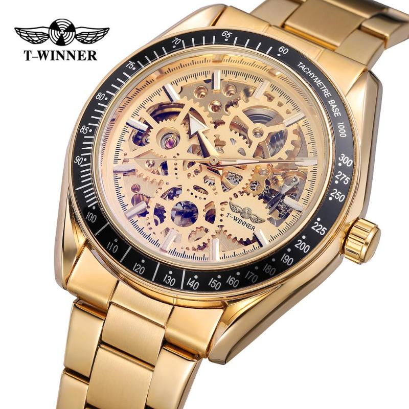 Wristwatches T-WINNER Luxury 1ATM Water Resistant Relojes Hombre Automatic Skeleton Watches Men Wholesale Manufacturer, Slivery;brown
Wristwatches T-WINNER Luxury 1ATM Water Resistant Relojes Hombre Automatic Skeleton Watches Men Wholesale Manufacturer, Slivery;brown