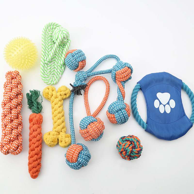 Pet toy multi specification molar cleaning colorful dog bite cotton rope combination setF84K
Pet toy multi specification molar cleaning colorful dog bite cotton rope combination setF84K