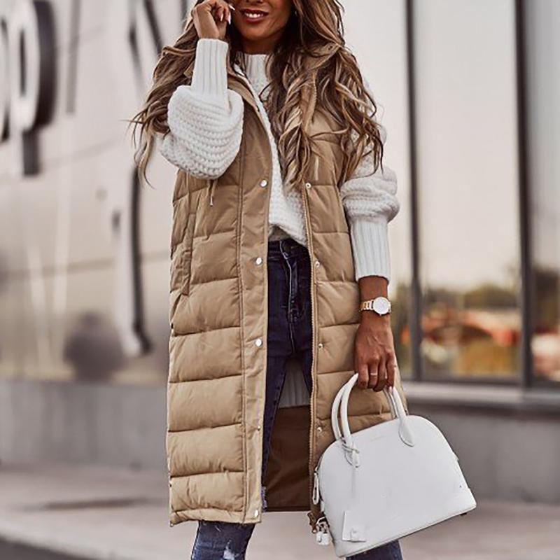 Women' Jackets Autumn Winter Cotton Vest Women Ladies Casual Waistcoat Female Sleeveless Long Jacket Slim Fit Warm Puffer Coat Dropshippin, Black
Women' Jackets Autumn Winter Cotton Vest Women Ladies Casual Waistcoat Female Sleeveless Long Jacket Slim Fit Warm Puffer Coat Dropshippin, Black