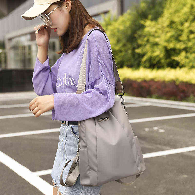 Fashion Anti-theft School Bag for Girls Multifunction Waterproof Backpack Casual Shoulder Travel Bags Ladies Bagpack Mochilas Y1105