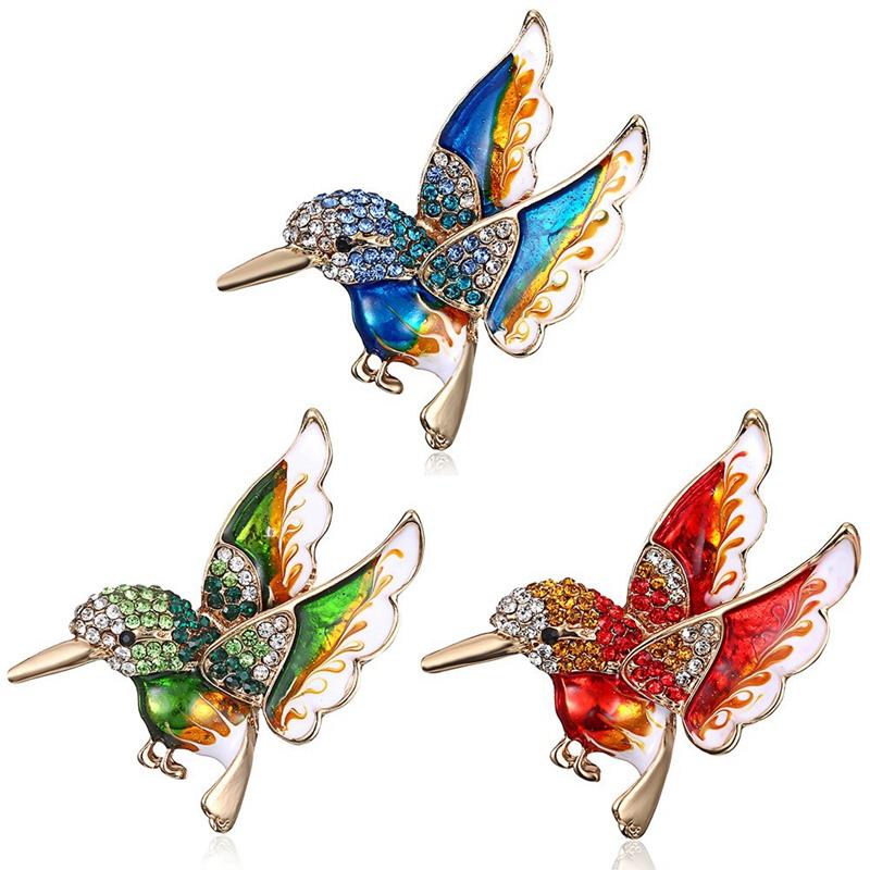 Pins, Brooches 1 PC Gold Hummingbird Enamel Brooch Broach Diamante Red Blue Green Rhinestone Bird Drip Oil Pin Fashion Jewelry Dropship, Gray
Pins, Brooches 1 PC Gold Hummingbird Enamel Brooch Broach Diamante Red Blue Green Rhinestone Bird Drip Oil Pin Fashion Jewelry Dropship, Gray