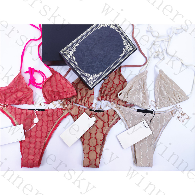 Womens Bikini Sexy Underwear Set High Quality Women Swimwear Lingerie Letter Chain Ladies Swimsuit Bikinis, White;black
Womens Bikini Sexy Underwear Set High Quality Women Swimwear Lingerie Letter Chain Ladies Swimsuit Bikinis, White;black