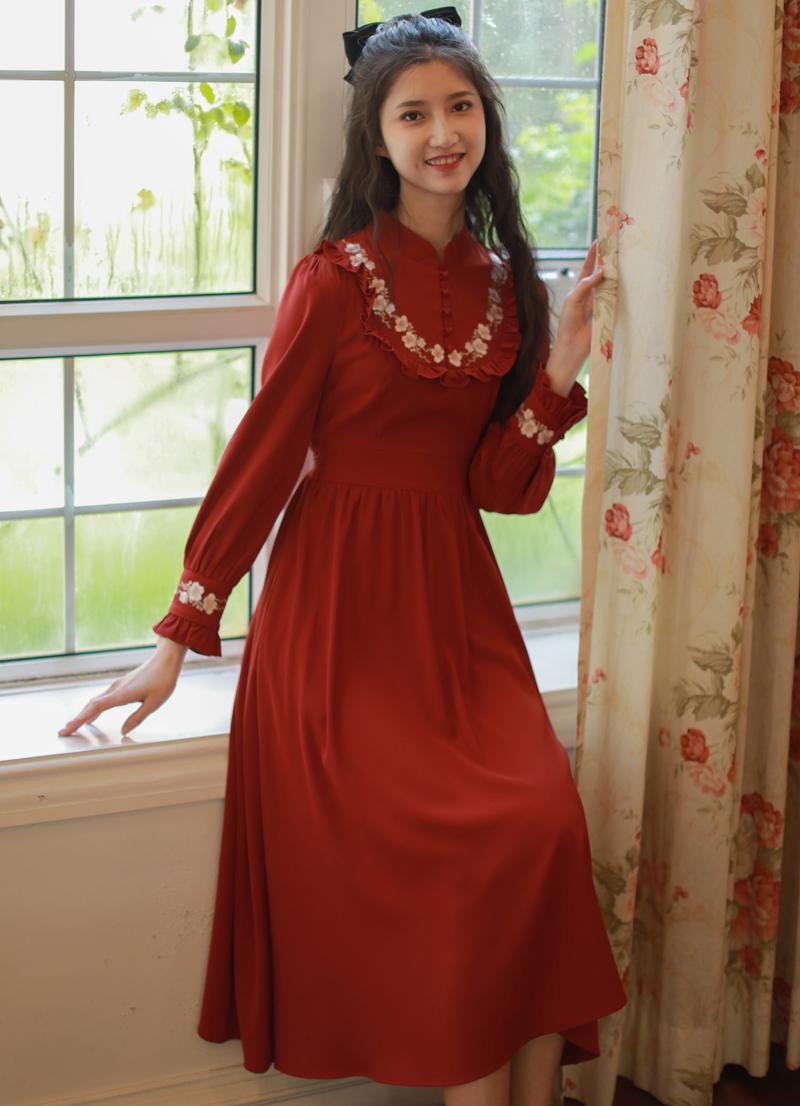 Fashion Women's Clothing Full Vintage Dress For Women Dresses F Casual