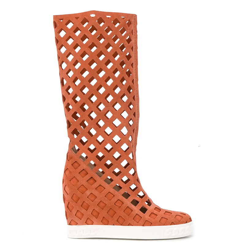 Boots Women's boots, summer suede with holes in them, crescent height, heels E91H, 1# shoe box
Boots Women's boots, summer suede with holes in them, crescent height, heels E91H, 1# shoe box