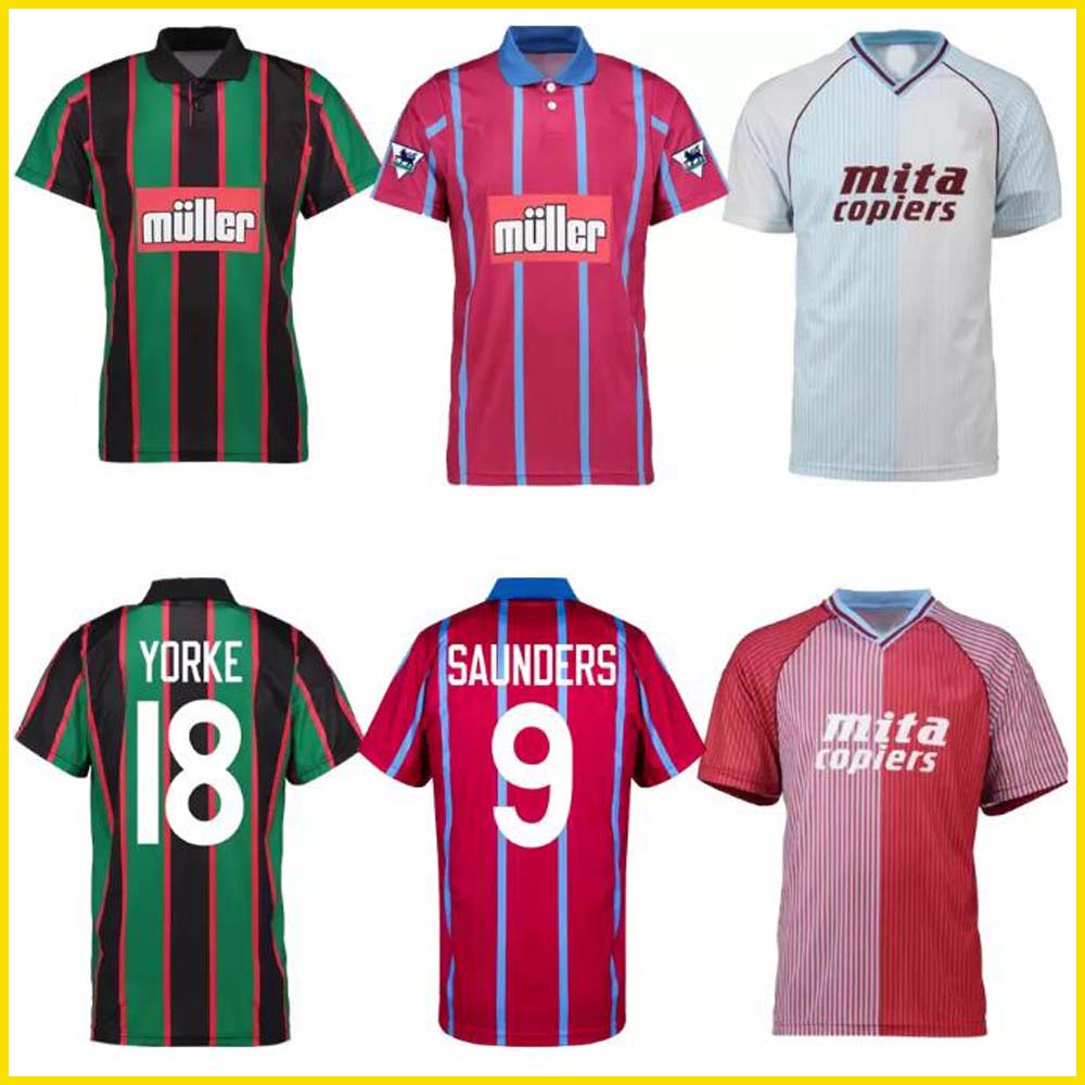 1988 1993 1995 Villa retro soccer jersey 88 89 93 94 95 Aston McGrath Houghton RICHARDSON SAUNDERS YORKE EHIOGU classic vintage football shirt, 1993 1995 away +patch
1988 1993 1995 Villa retro soccer jersey 88 89 93 94 95 Aston McGrath Houghton RICHARDSON SAUNDERS YORKE EHIOGU classic vintage football shirt, 1993 1995 away +patch