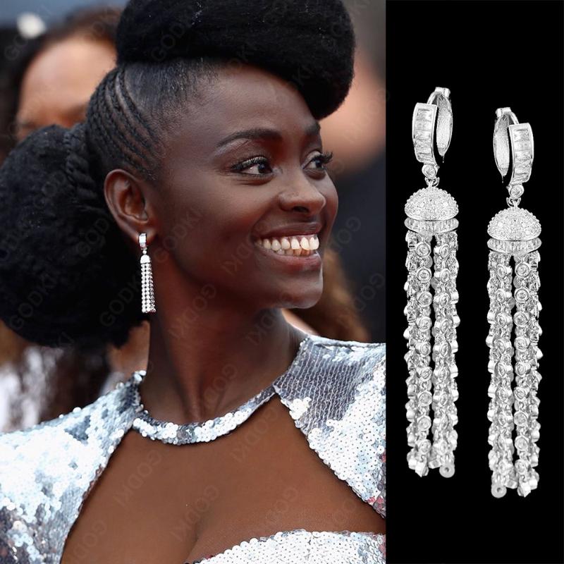 Stud GODKI Spring Collection 66mm Luxury Long Tassels Earring For Women Wedding Cubic Zircon CZ Bridal Party Engagement
Stud GODKI Spring Collection 66mm Luxury Long Tassels Earring For Women Wedding Cubic Zircon CZ Bridal Party Engagement