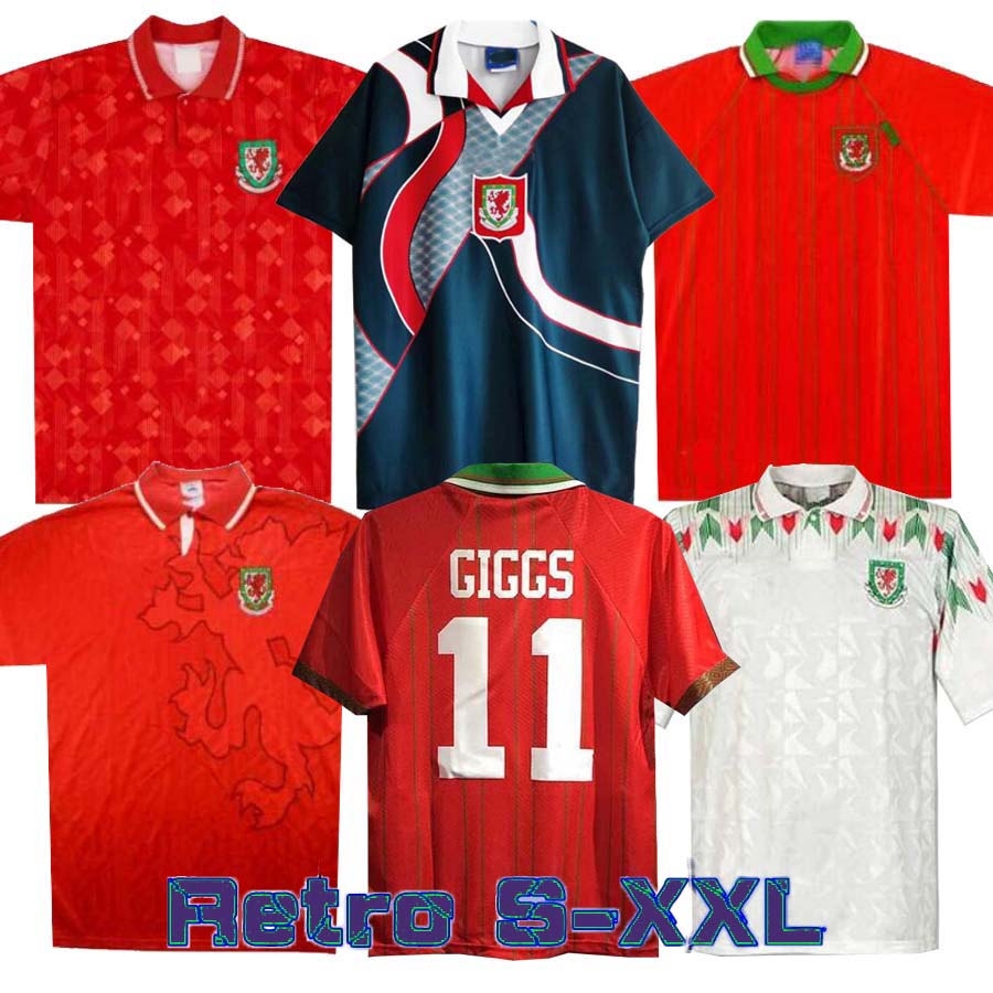 90 92 93 94 95 96 Wales retro soccer jersey Giggs Hughes Saunders Rush Boden Speed vintage classic football shirt, Black;yellow
90 92 93 94 95 96 Wales retro soccer jersey Giggs Hughes Saunders Rush Boden Speed vintage classic football shirt, Black;yellow