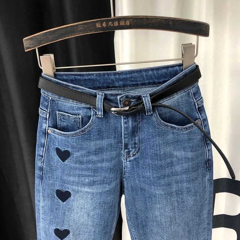 Women Denim Harem Pants Loose Casual Korean Mom Jean Boyfriend Jeans For mid Waist Plus Size 210922