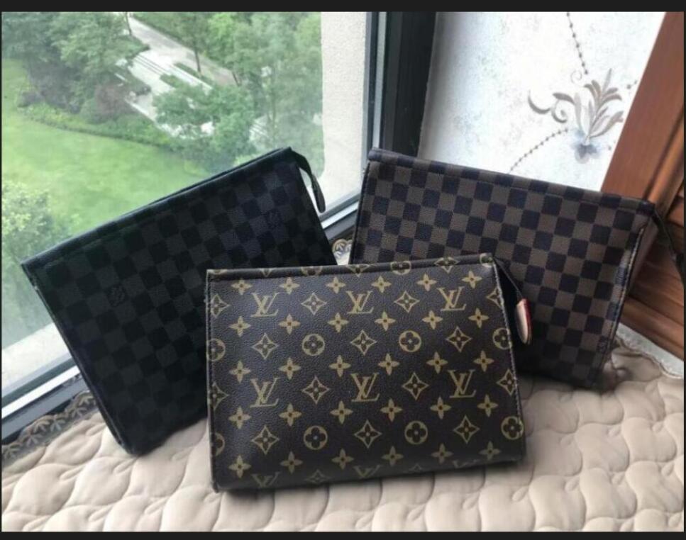 15 LV LOUIS 1 VITTON leather handbag New Travel Toiletry Pouch wallet Makeup Zopper Bags Clutch Women Cosmetic Bags For Men, Red;black 
15 LV LOUIS 1 VITTON leather handbag New Travel Toiletry Pouch wallet Makeup Zopper Bags Clutch Women Cosmetic Bags For Men, Red;black