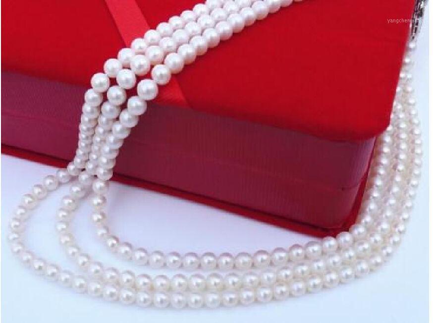 Beautiful Genuine 7-8mm Natural White South Sea Pearl Necklace 54" Yellow Clasp Chains
Beautiful Genuine 7-8mm Natural White South Sea Pearl Necklace 54" Yellow Clasp Chains