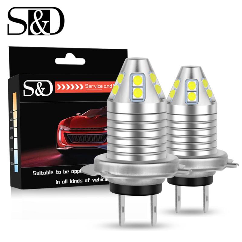 Car Headlights 2Pcs H7 LED Lamp Super Bright Fog Lights Driving Running Bulbs For Auto Automotive 12V 24V 6000K White Blue Yellow
Car Headlights 2Pcs H7 LED Lamp Super Bright Fog Lights Driving Running Bulbs For Auto Automotive 12V 24V 6000K White Blue Yellow
