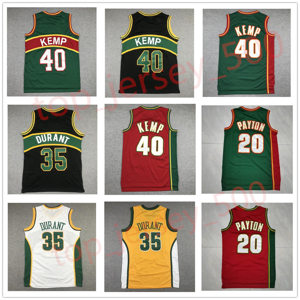 35 Kevin Durant Retro Basketball Jerseys Mens The Glove 20 Gary Payton Rain Man 40 Shawn Kemp Green Red Black shirt, As shown in illustration
35 Kevin Durant Retro Basketball Jerseys Mens The Glove 20 Gary Payton Rain Man 40 Shawn Kemp Green Red Black shirt, As shown in illustration