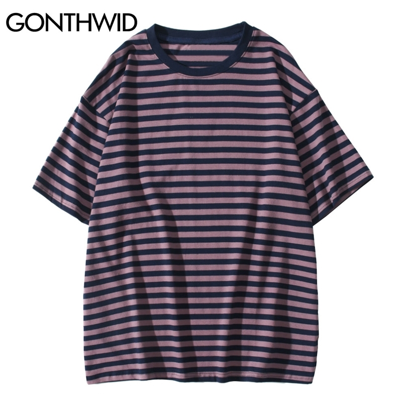 T-Shirts Men Women Cotton Hip Hop Streetwear Striped Short Sleeve Tees Summer Male Casual Harajuku Fashion Tshirt Tops 210602, Black
T-Shirts Men Women Cotton Hip Hop Streetwear Striped Short Sleeve Tees Summer Male Casual Harajuku Fashion Tshirt Tops 210602, Black