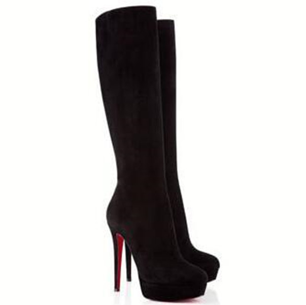 20S Winter Woman Long Boots Heels Shoes Red Bottom Boot For Women's Tournoi Black Suede "Eloise Botta 85mm Leather Tall Booties With box
20S Winter Woman Long Boots Heels Shoes Red Bottom Boot For Women's Tournoi Black Suede "Eloise Botta 85mm Leather Tall Booties With box