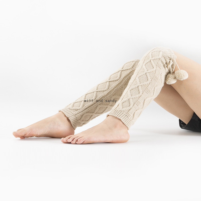 Rhombus Knee High Fur Ball Anklet Leg Warmers Knit Braid Boot Cuffs Toppers Leggings Women Girl Student Autumn Winter Socks Loose Stockings White Black Will and Sandy, As show
Rhombus Knee High Fur Ball Anklet Leg Warmers Knit Braid Boot Cuffs Toppers Leggings Women Girl Student Autumn Winter Socks Loose Stockings White Black Will and Sandy, As show