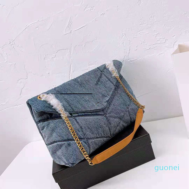 LOULOU puffer Denim Jeans 2022 Shoulder Bag Women Tote Handbag Purse Frosted cowhide Cowboy Crossbody Bags Detchable Strap Flap Messenger, Random style 1pc
LOULOU puffer Denim Jeans 2022 Shoulder Bag Women Tote Handbag Purse Frosted cowhide Cowboy Crossbody Bags Detchable Strap Flap Messenger, Random style 1pc
