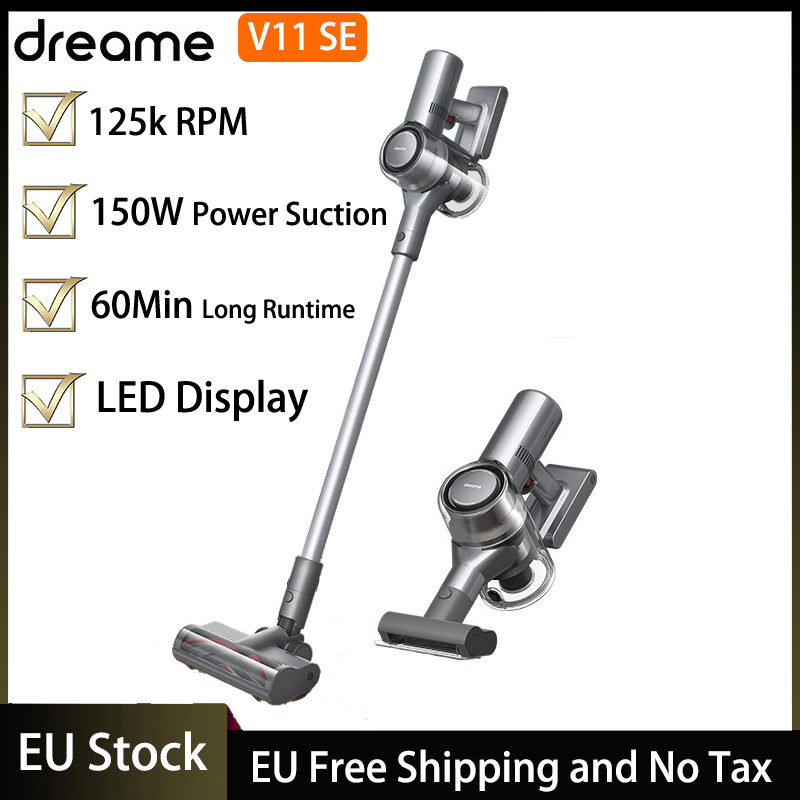 EU Stock Dreame V11 SE Handheld V11SE Wireless Vacuum Cleaner Smart Cleaning 25KPa Powerful Suction LED Display Dust Collector Carpet Inclusive of VAT
EU Stock Dreame V11 SE Handheld V11SE Wireless Vacuum Cleaner Smart Cleaning 25KPa Powerful Suction LED Display Dust Collector Carpet Inclusive of VAT