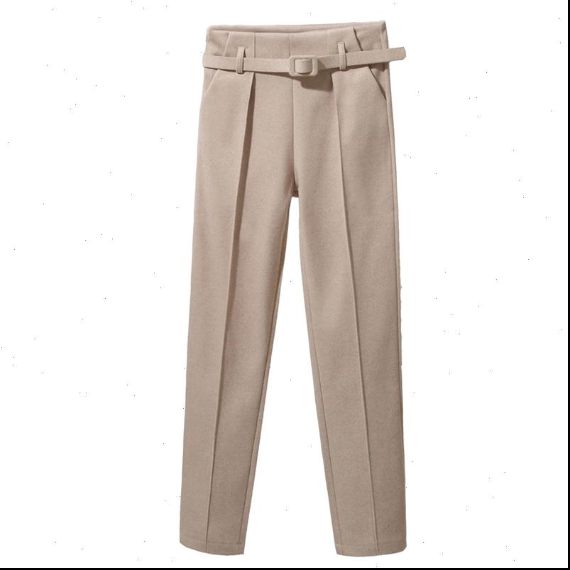 women pants elegant sashes womens solid high waist pockets harem harajuku fitness office lady trousers femme 969a, Black;white
women pants elegant sashes womens solid high waist pockets harem harajuku fitness office lady trousers femme 969a, Black;white