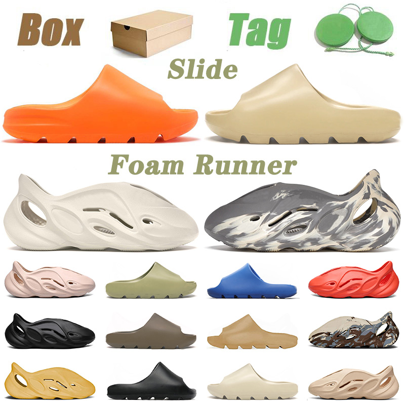 With Box 2021 Top Quality Kanye Slides Slippers Foam Runner Mens Womens Kid Summer Outdoor Resin Enflame Orange Earth Brown Designer Slipper 32-47, Black
With Box 2021 Top Quality Kanye Slides Slippers Foam Runner Mens Womens Kid Summer Outdoor Resin Enflame Orange Earth Brown Designer Slipper 32-47, Black
