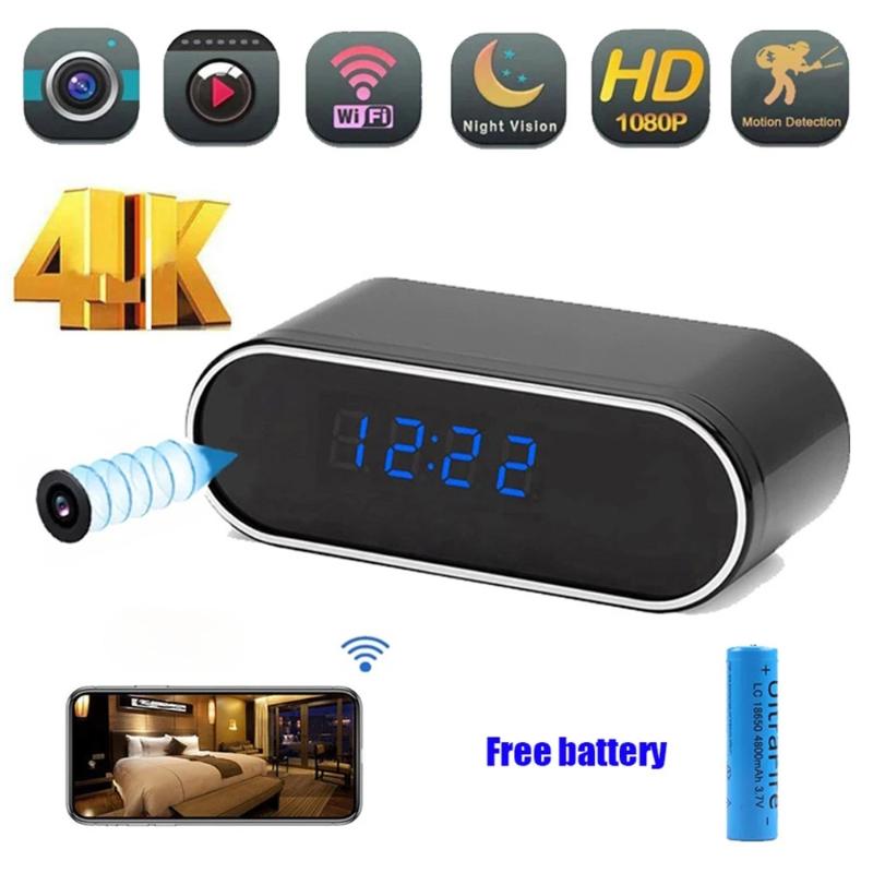 Wifi Camera Secret Clock Mini Recorder Security Night Vision Motion Detect Camcorder HFD Micro Kamera Espia Cameras
Wifi Camera Secret Clock Mini Recorder Security Night Vision Motion Detect Camcorder HFD Micro Kamera Espia Cameras