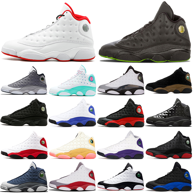 13 Basketball shoes Jumpman 13s men Alternate Altitude Atmosphere Grey Aurora Green Barons Black Cat outdoors Trainers sneakers sports size 40-46, Grey toe
13 Basketball shoes Jumpman 13s men Alternate Altitude Atmosphere Grey Aurora Green Barons Black Cat outdoors Trainers sneakers sports size 40-46, Grey toe