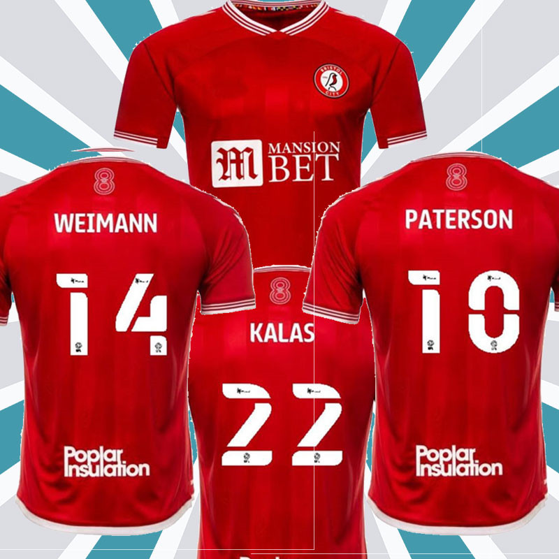 20 21 Bristol City soccer jerseys FC Home Red Away Blue The Robins PATERSON WELLS WEIMANN camisetas de fútbol football shirts Uniforms
20 21 Bristol City soccer jerseys FC Home Red Away Blue The Robins PATERSON WELLS WEIMANN camisetas de fútbol football shirts Uniforms
