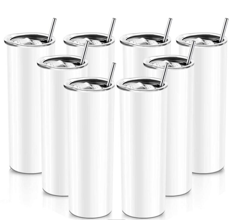 Wholesale Straight Blank Sublimation Tumblers 20 oz skinny for Printing with Lids and Straw Coffee Sublimations Mug Cup, White
Wholesale Straight Blank Sublimation Tumblers 20 oz skinny for Printing with Lids and Straw Coffee Sublimations Mug Cup, White