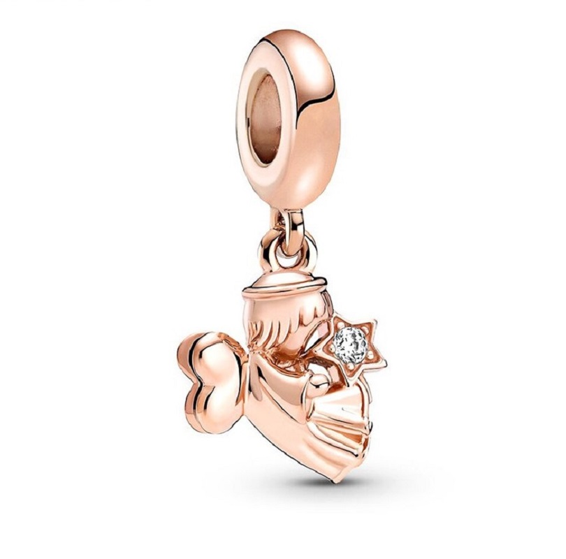 Fits Pandora Bracelets 20pcs Rose Gold Winged Angel Crystal Dangle Charm Bead Fit pandora Charms Bracelet Beads For 925 Sterling Silver Jewelry Making
Fits Pandora Bracelets 20pcs Rose Gold Winged Angel Crystal Dangle Charm Bead Fit pandora Charms Bracelet Beads For 925 Sterling Silver Jewelry Making