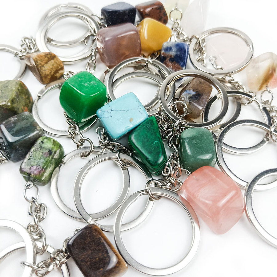 Natural Stone Gemstone Keychain Tiger Eye Topazite Turquoise Jade Keyring Healing Power Energy Crystal Holder Handbag Hangs decor Fashion Jewelry Will and Sandy
Natural Stone Gemstone Keychain Tiger Eye Topazite Turquoise Jade Keyring Healing Power Energy Crystal Holder Handbag Hangs decor Fashion Jewelry Will and Sandy