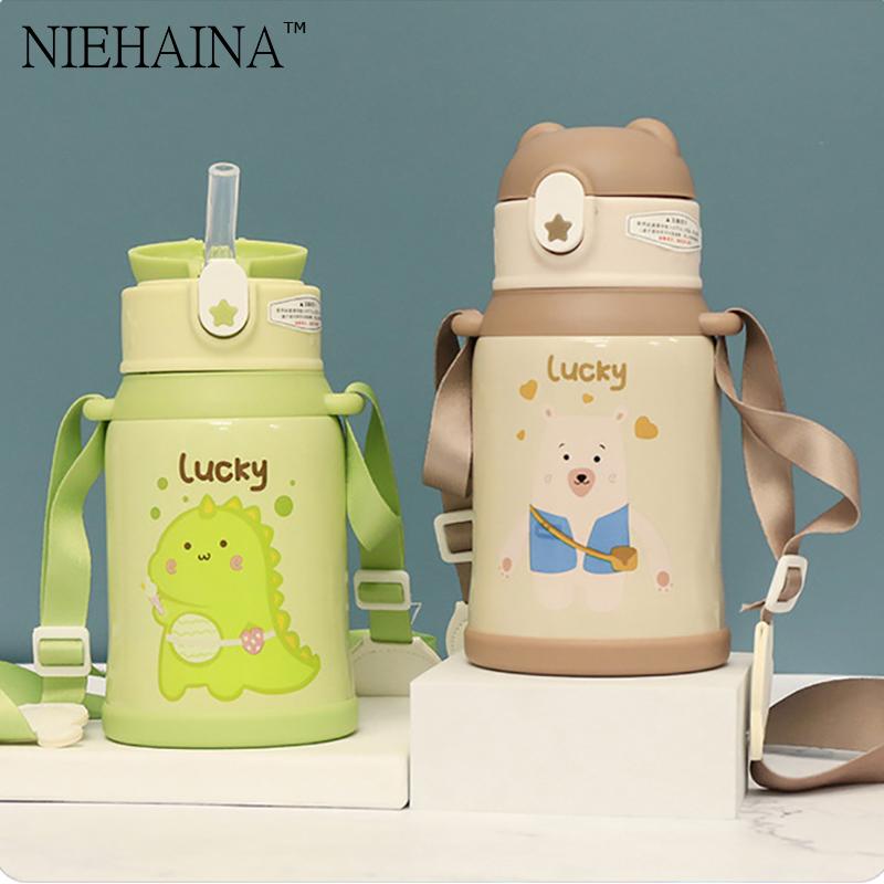 Water Bottles 450Ml Children Drinking Cup 304 Stainless Steel Vacuum Flask Bottle Primary School Baby Straw
Water Bottles 450Ml Children Drinking Cup 304 Stainless Steel Vacuum Flask Bottle Primary School Baby Straw